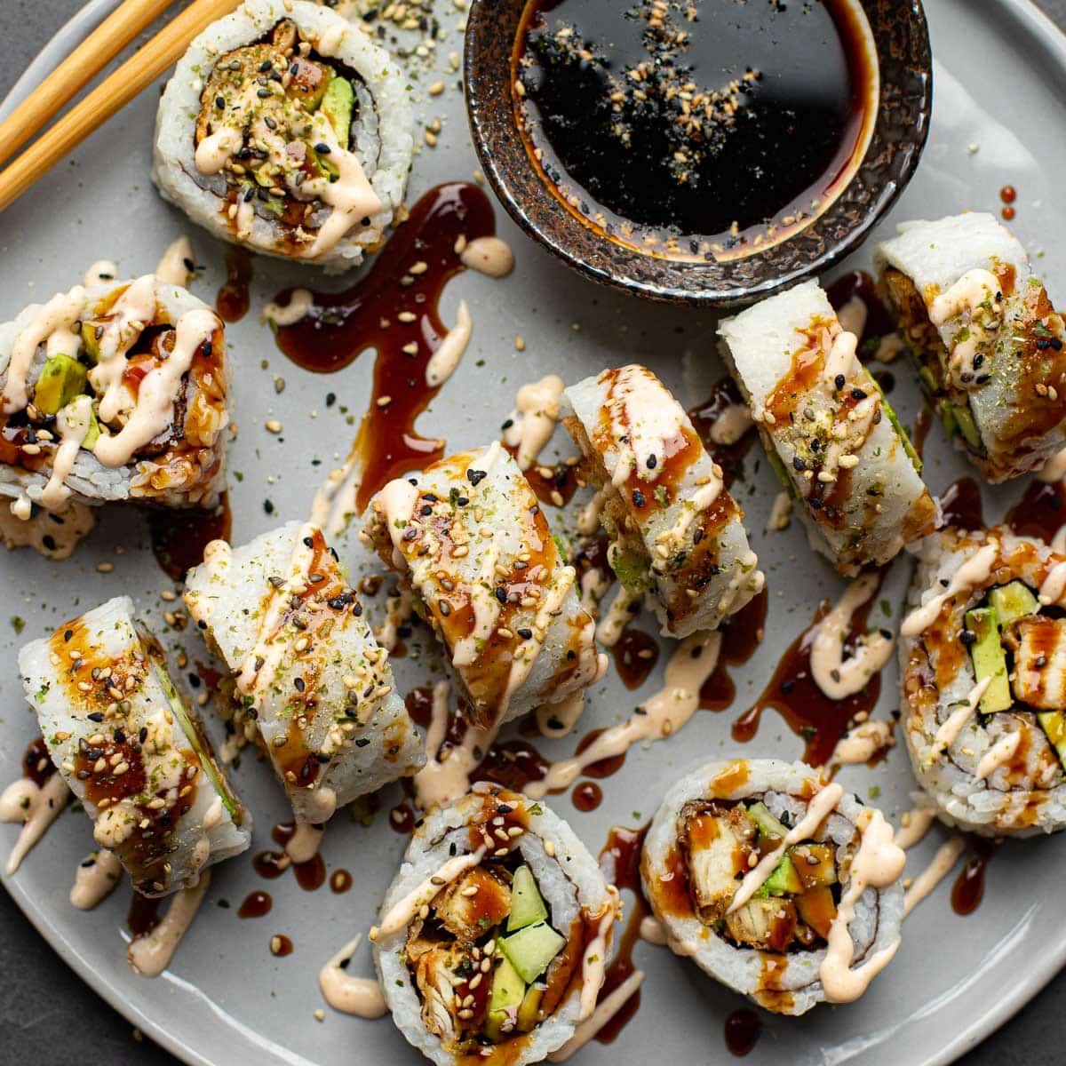 Fried Chicken Sushi