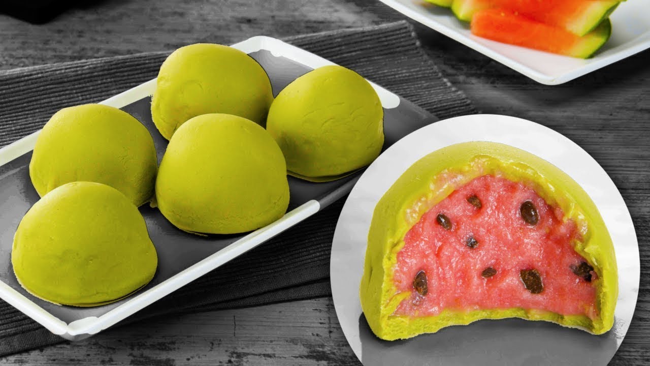Watermelon Mochi